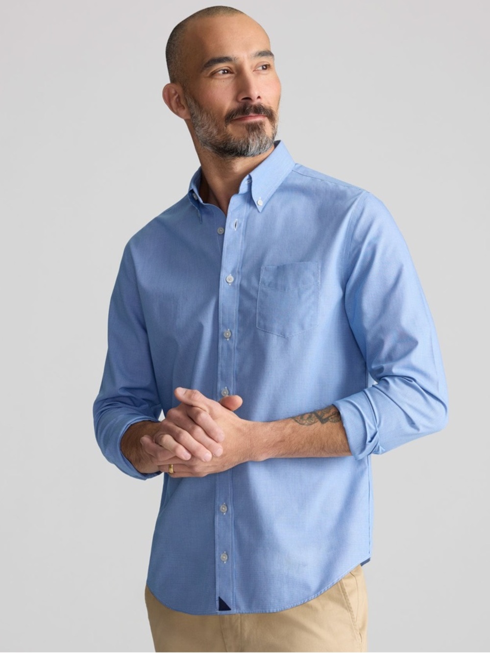 UNTUCKit Wrinkle-Free Cadetto Shirt X-Large / Slim Fit / Blue New No tags